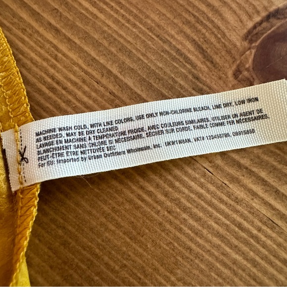 [ intimately free people ] yellow gold snakeskin reptile print midi skirt XS - Picture 8 of 12